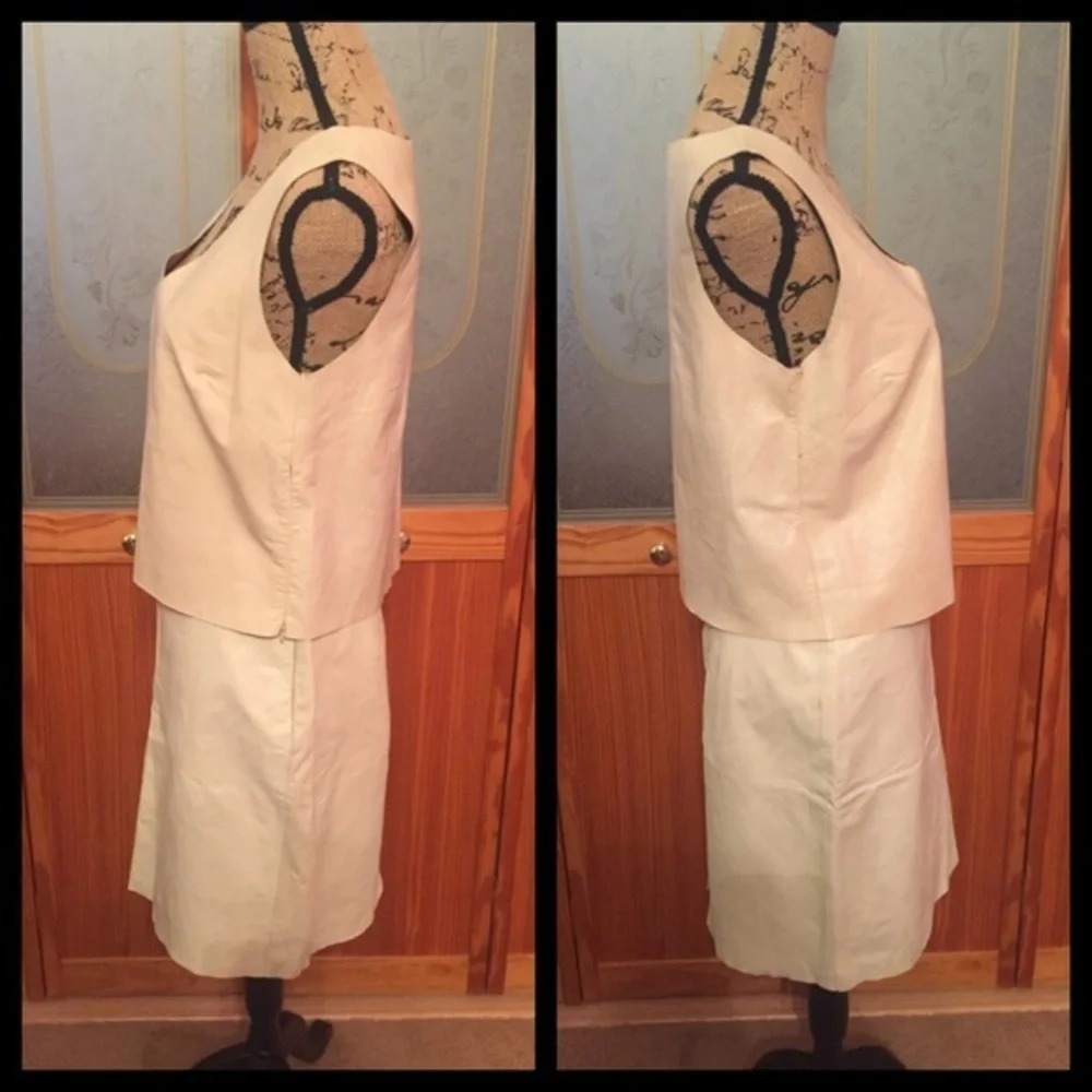 Vintage Leather Express Skirt Set - Picture 2 of 4